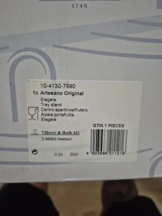 Fuente triple Villeroy & Boch Gris