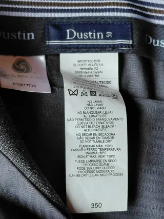 Traje Dustín Gris Nuevo Sin Etiquetas