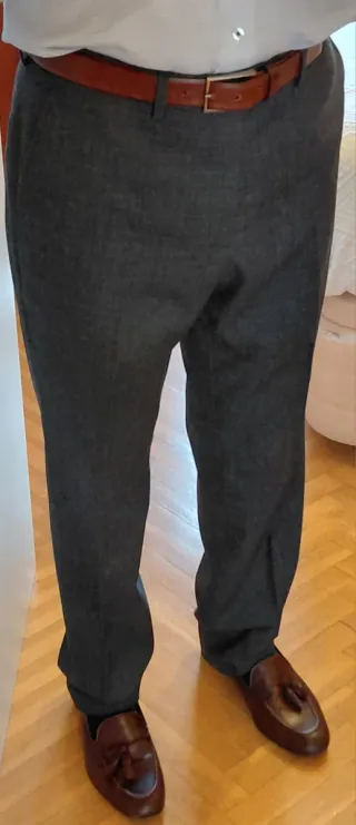 Traje Dustín Gris Nuevo Sin Etiquetas