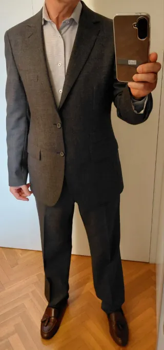 Traje Dustín Gris Nuevo Sin Etiquetas