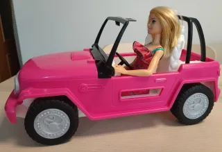 Coche rosa Barbie