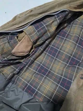 Chaqueta Barbour clásica cuadros