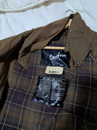 Chaqueta Barbour clásica cuadros