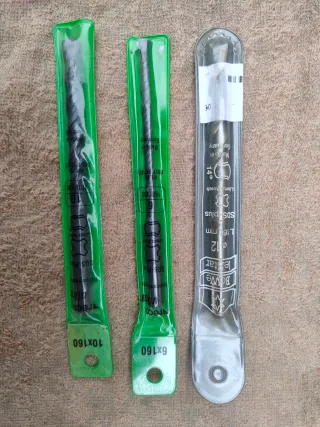 Brocas SDS-Plus 6, 10 y 12 mm