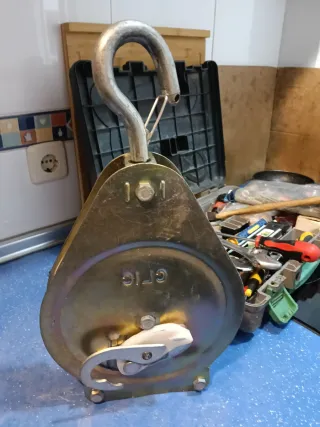 Polea de freno para andamios