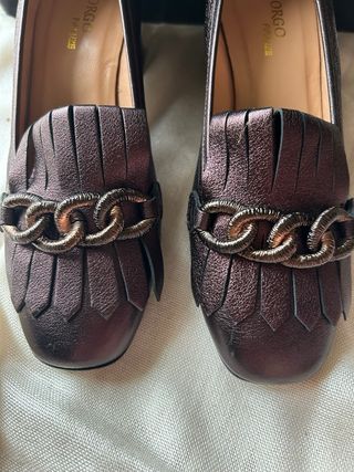 Zapatos de tacón IL BORGO dorados/morados