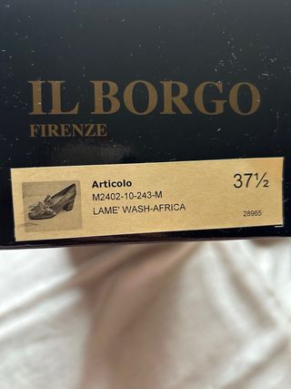 Zapatos de tacón IL BORGO dorados/morados