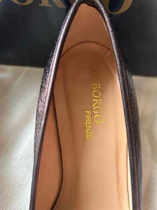 Zapatos de tacón IL BORGO dorados/morados