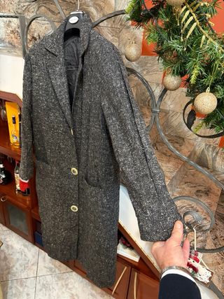 Cappotto donna lana vintage oversize