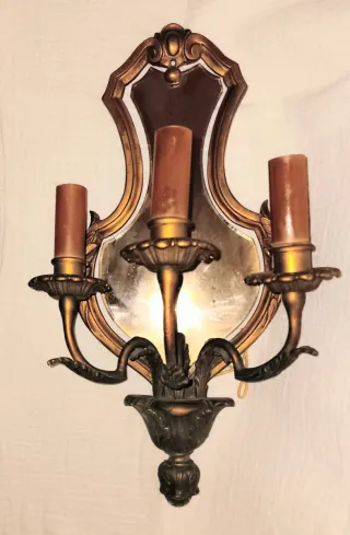 Espejo Candelabro Vintage