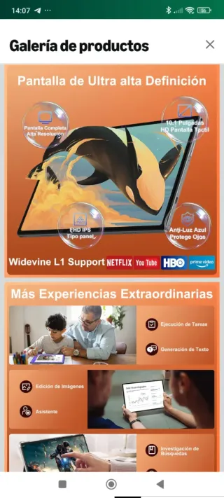 Tablet Dghrti Tab30 5G WiFi Android 15