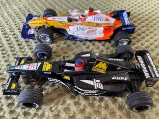 2 Coches F1 slot / Scalextric F Alonso 1:32.