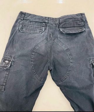 Jeans cargo blu taglia L w 32 L32
