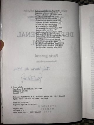 Derecho penal espa鋘ol parte especial