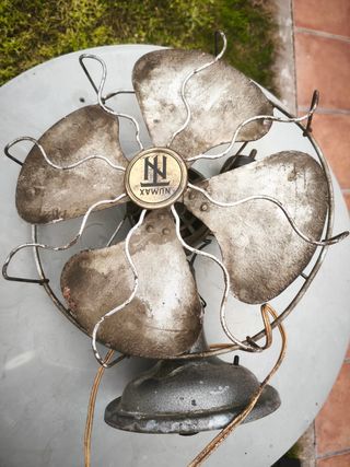 Ventilador antiguo metal marca NUMAX