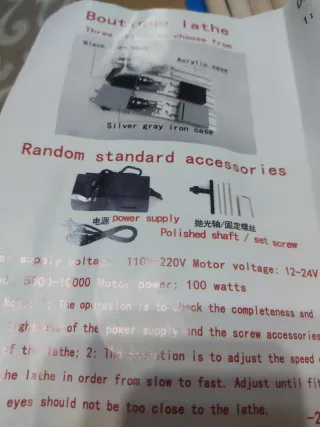 Minitorno para marquetería y manualidades