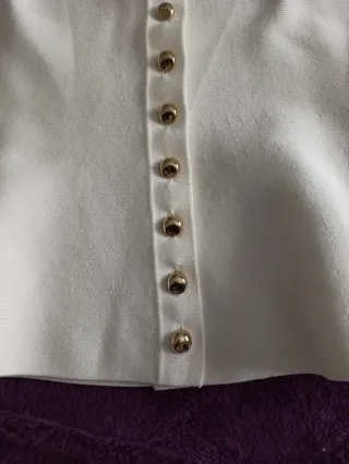 Chaqueta Zara Blanca Talla S