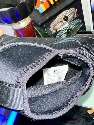 Zapatillas Fútbol Nike Niño Negro/Teal