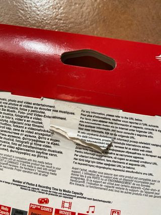 Memory Stick Sony 4GB PSP Pro Duo Mark2