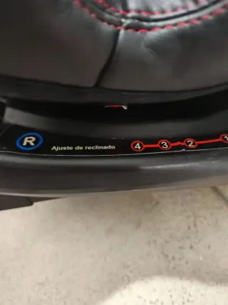 Silla de coche para niño negra