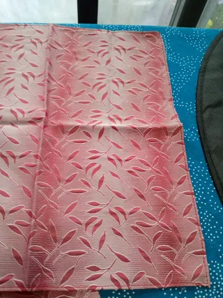 Corbata y pañuelo RB rosa y azul