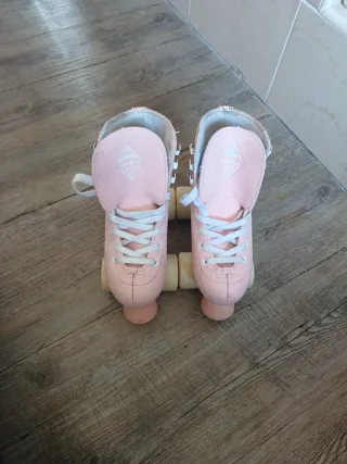Patines de 4 ruedas Oxelo rosas