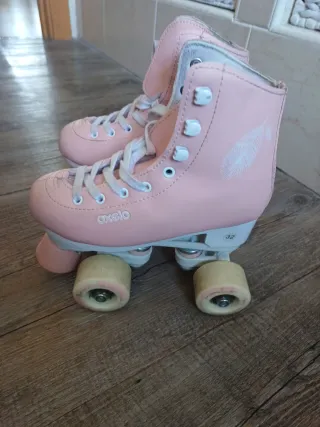 Patines de 4 ruedas Oxelo rosas
