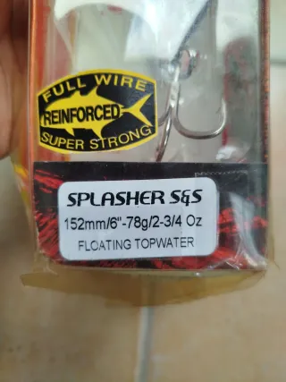 Señuelo Sebile Splasher S&S Popper Flotante