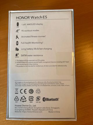 Honor Watch ES Smartwatch Negro