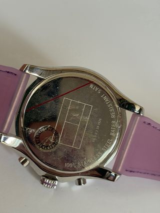 Reloj Tommy Hilfiger Morado y Plateado