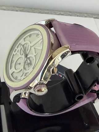 Reloj Tommy Hilfiger Morado y Plateado