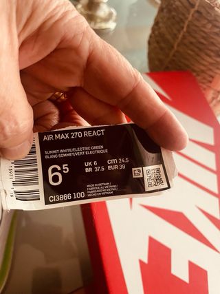 Nike Air Max 270 React Beige/Verde