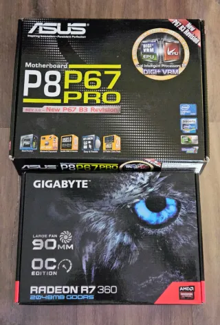 Placa Base ASUS + CPU i7 + RAM ddr3 + Grafica 360