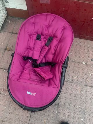 Mecedora para bebé color fucsia