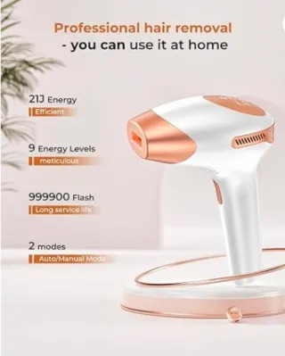 piladora IPL 9 niveles de energía oro blanco