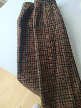 Falda lana príncipe de gales talla 48