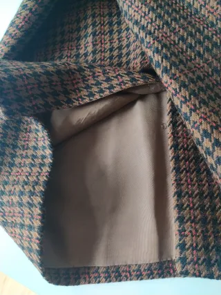 Falda lana príncipe de gales talla 48