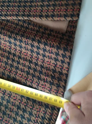 Falda lana príncipe de gales talla 48