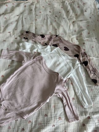 Pack 3 Bodies Manga Larga Kiabi Bebé