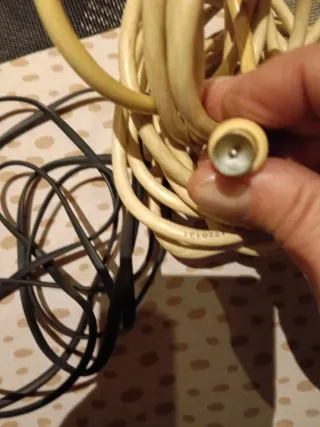 Cable Telefonía Fijo + Cable antena Satélite 5m.