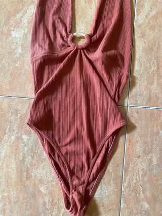 Body de mujer marrón