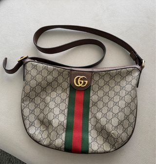 Bolso Gucci Mujer Beige y Verde