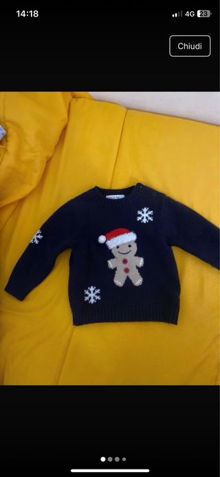 Maglione natalizio bimbo