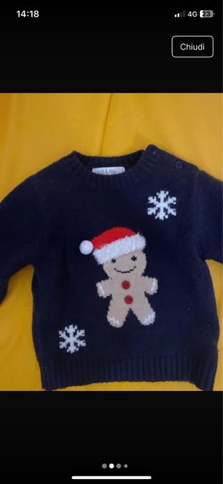 Maglione natalizio bimbo