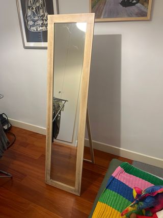 Espejo de pie Maison du Monde madera