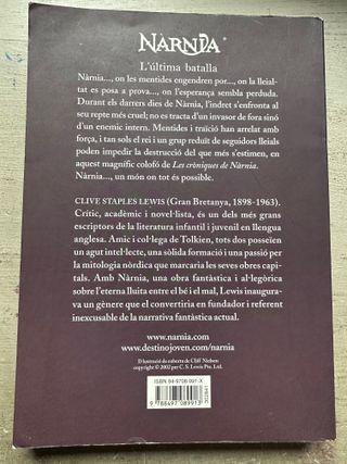 Crónicas de Narnia L´ultima batalla