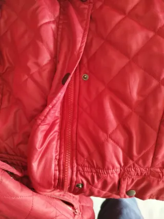 Chaquetón acolchado rojo talla XXL