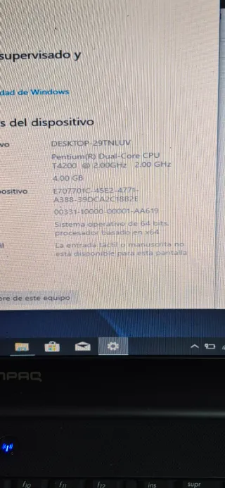 Portátil Compaq CQ61 + Regalo Compaq 6530b