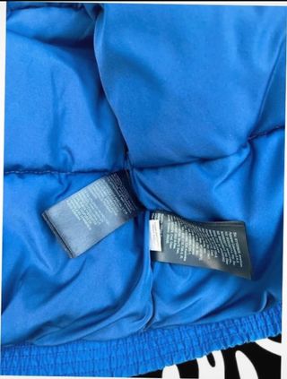 Plumifero Tommy Jeans Azul y Blanco