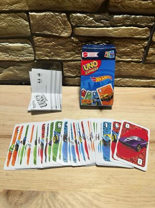 Juego de Cartas UNO Hot Wheels Mattel
